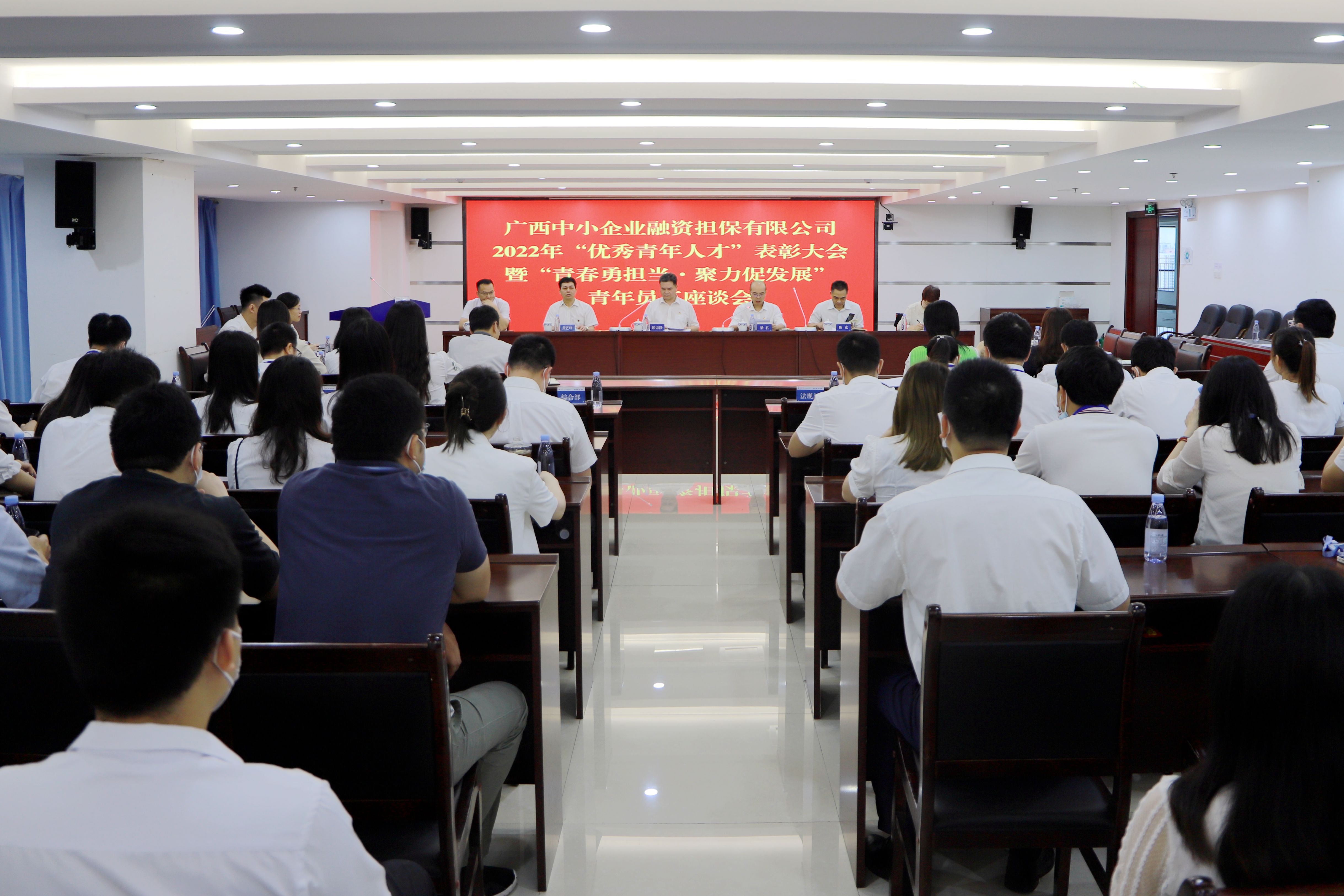 黨委書(shū)記講專題黨課，熱議建團(tuán)百年有我！中小擔(dān)保召開(kāi)“優(yōu)秀青年人才”表彰大會(huì)暨“青春勇?lián)?dāng) 聚力促發(fā)展”青年員工座談會(huì)