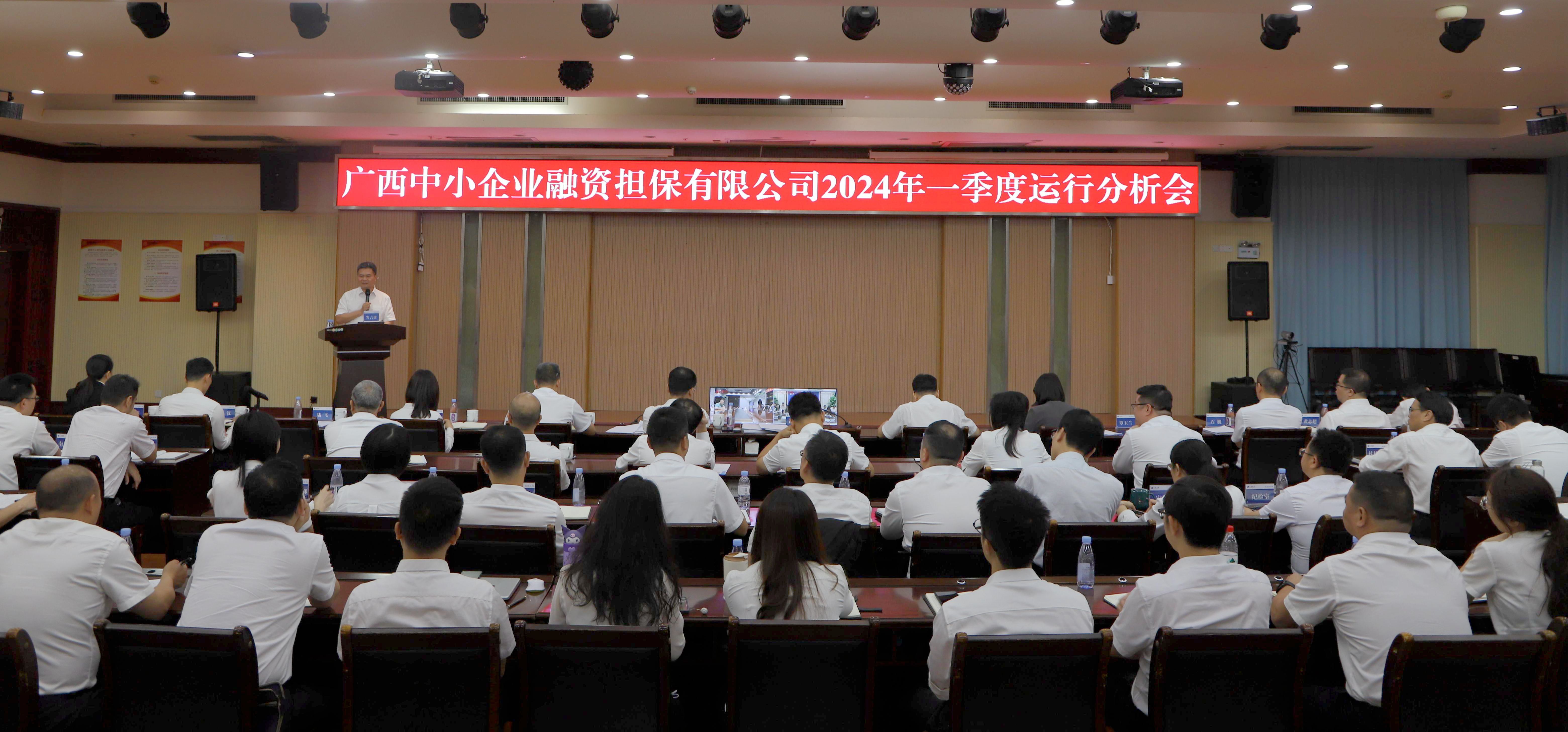 【落實落細(xì)落地，全力攻堅“雙過半”】中小擔(dān)保召開2024年一季度運行分析會